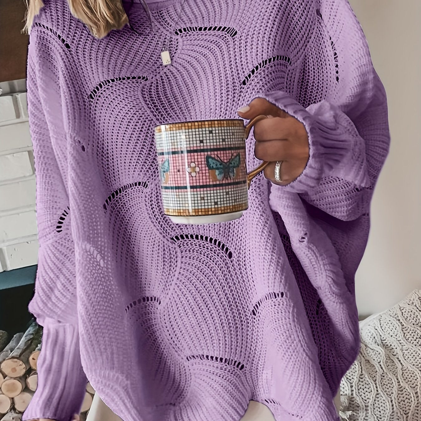 Flor | Women's rib knit sweater