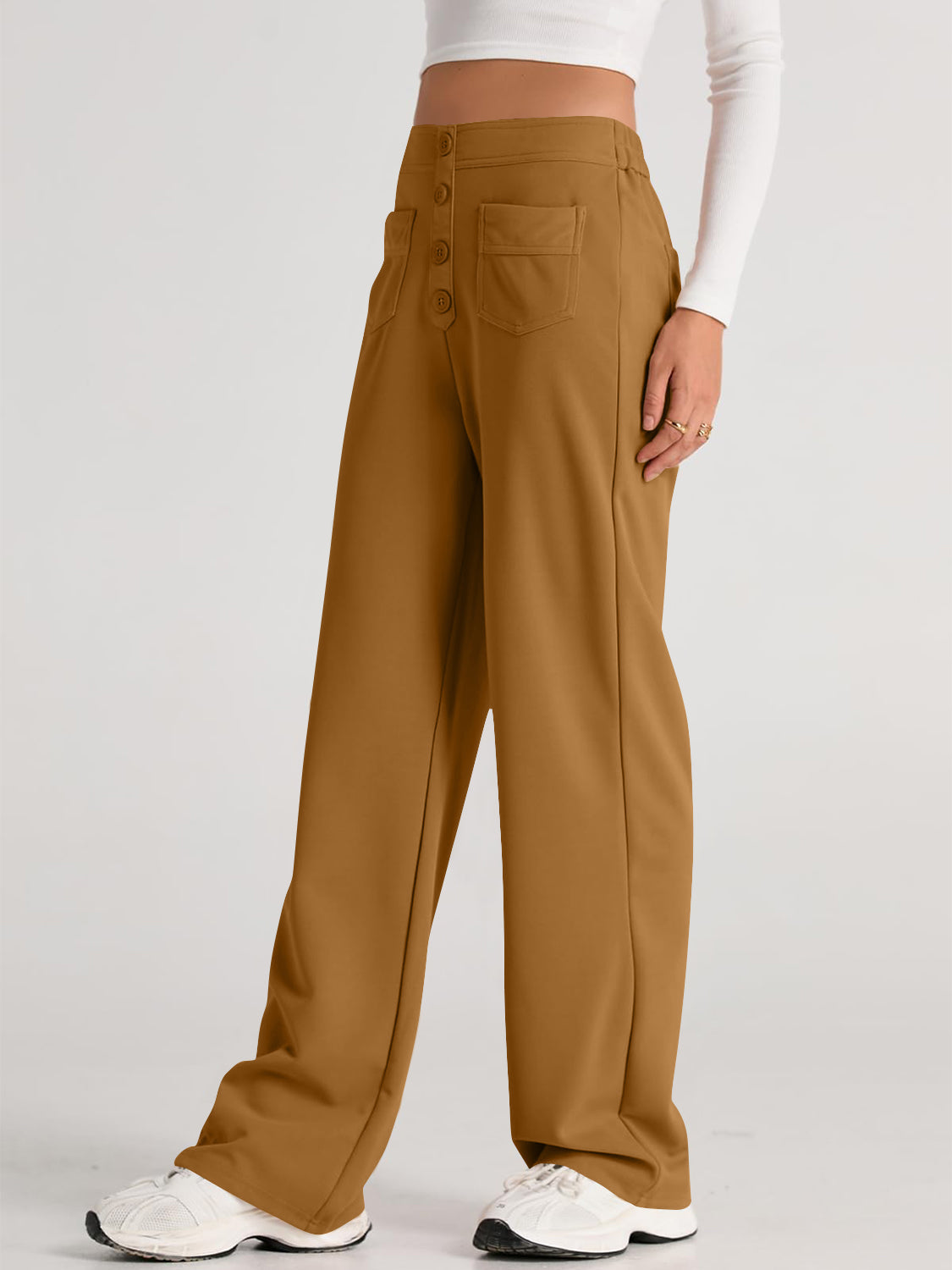 Aurora | Wide-leg, high-waisted trousers
