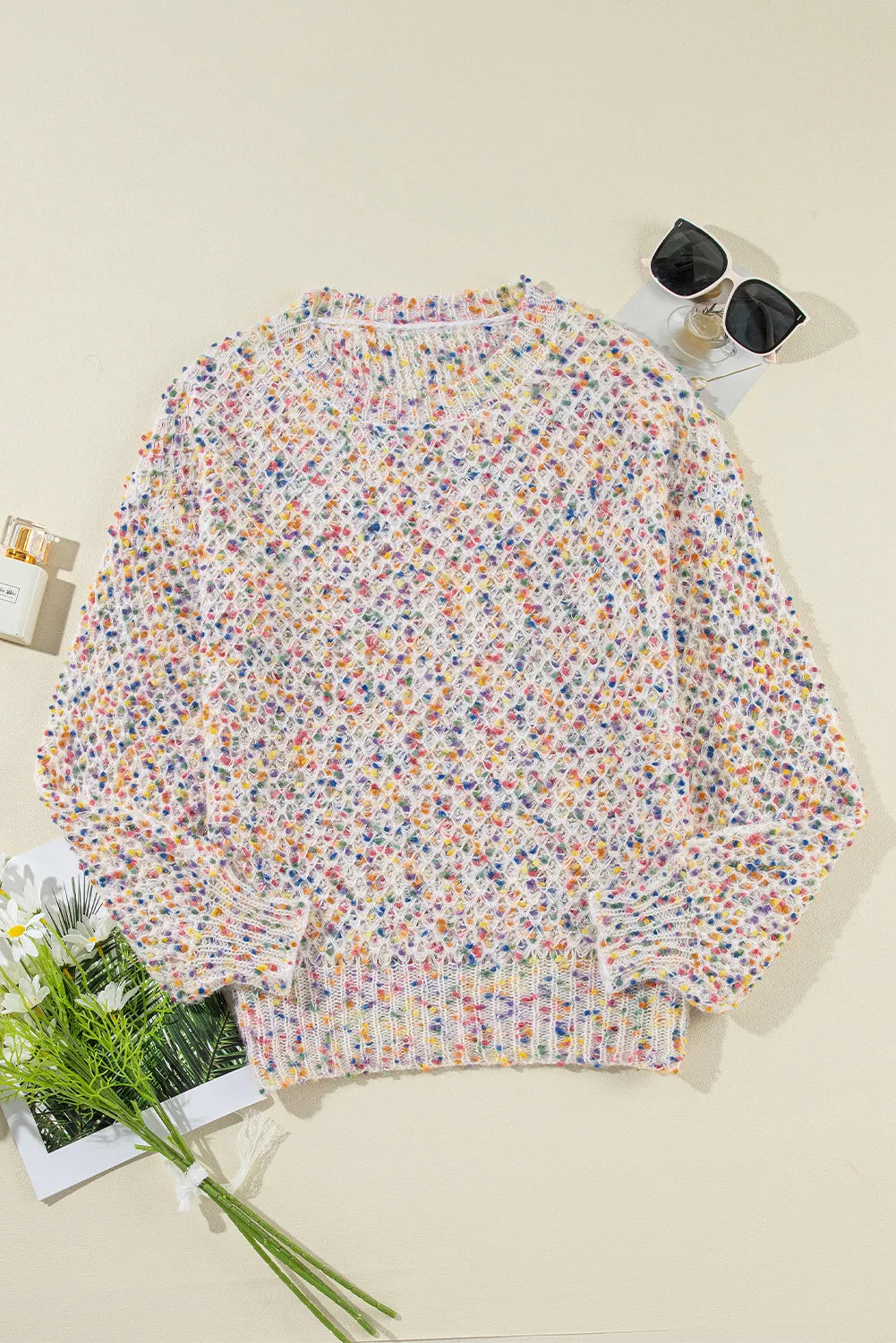 Claudia | Crew neck sweater with long sleeves