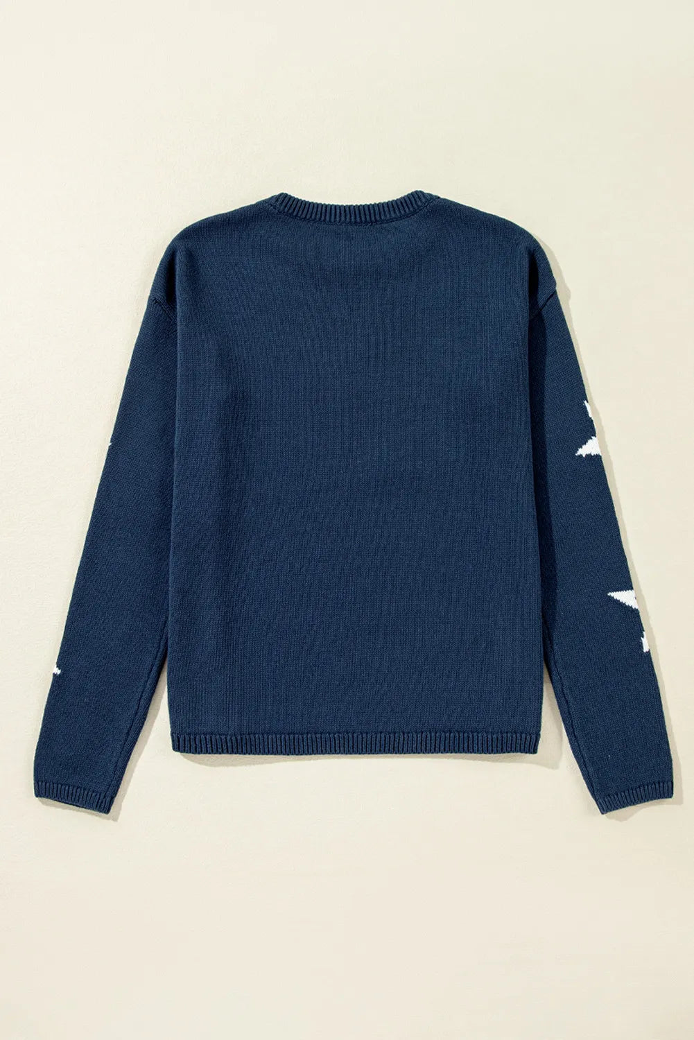 Blanca | Long-sleeved sweater with a star crew neck