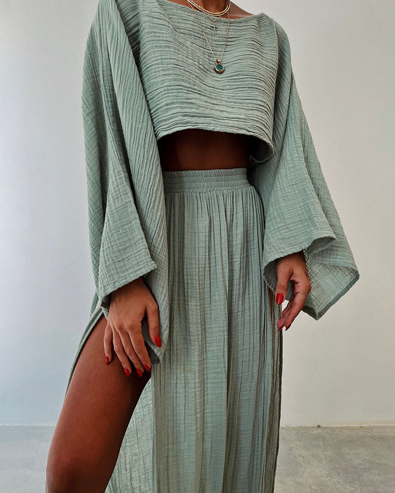 Pilar® | Two-Piece Set Flowy Split In