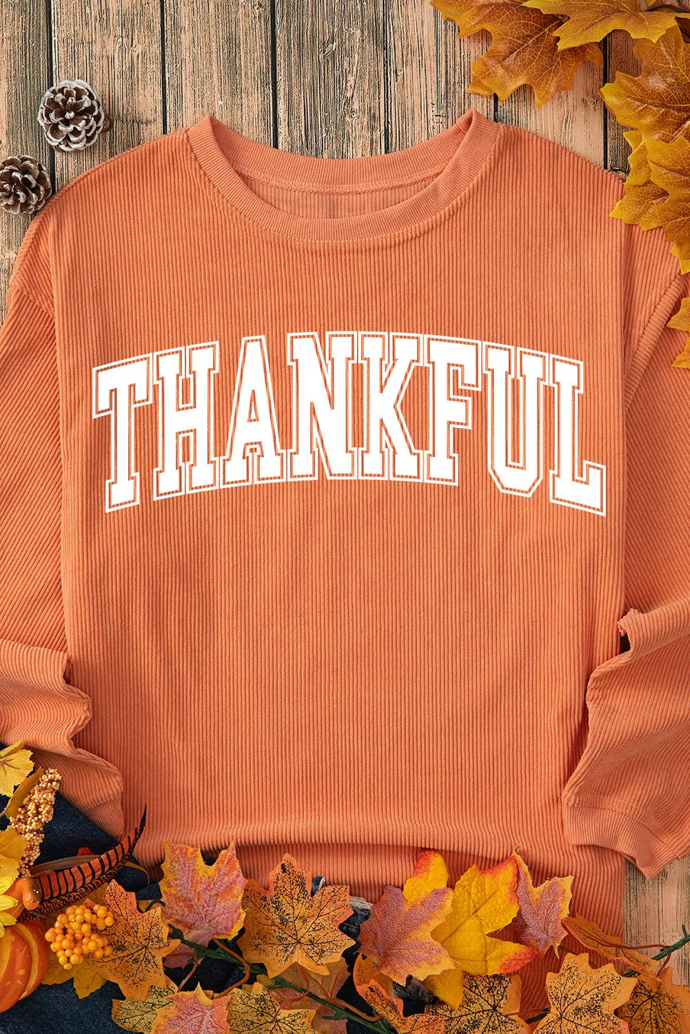 Ines | THANKFUL crew neck long sleeve sweatshirt