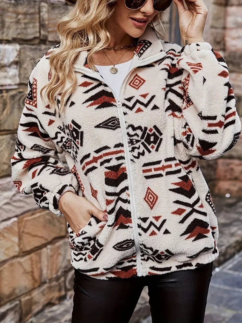 Josefina | Knitted fleece jacket