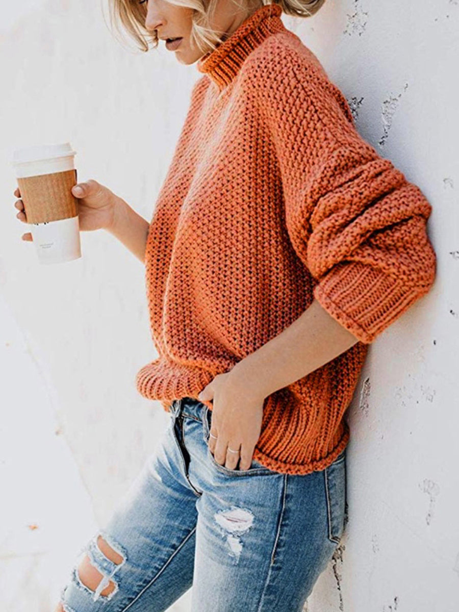 Agnes | Pullover with a turtleneck and dropped shoulders