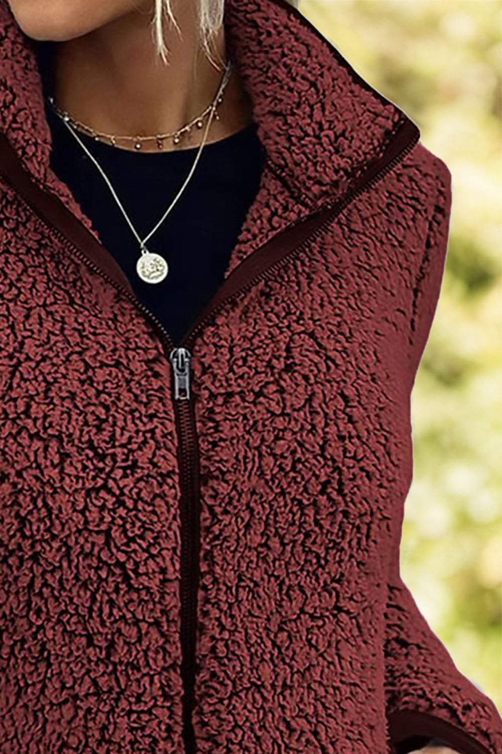 Doris | Turtleneck jacket with zip and pockets