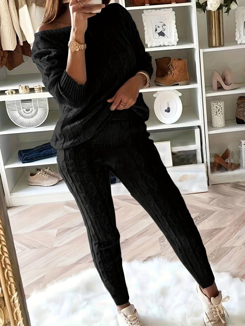 Fabiola | Elegant two-piece sweater set