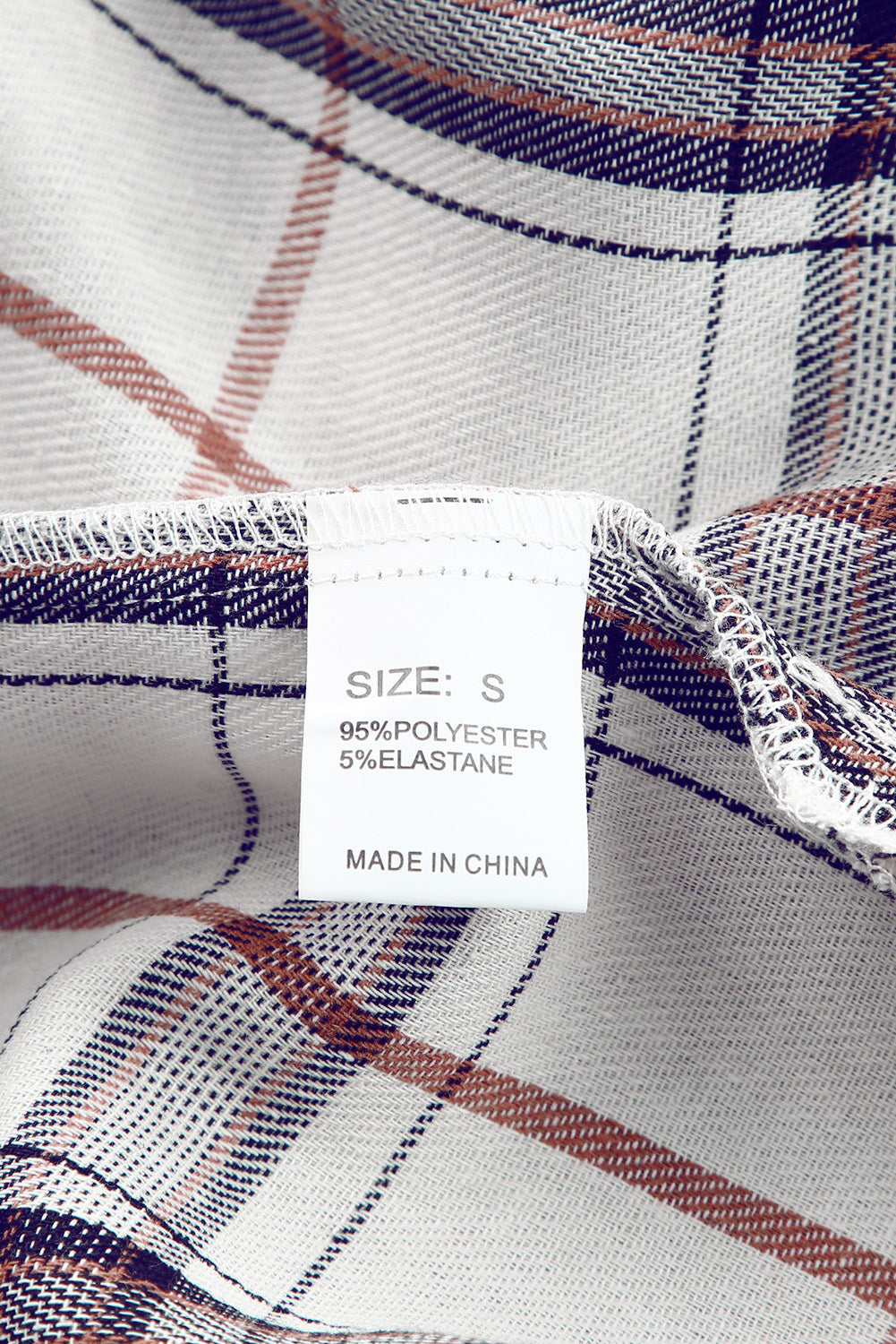 Gabriela | Checked high-low jacket with slit