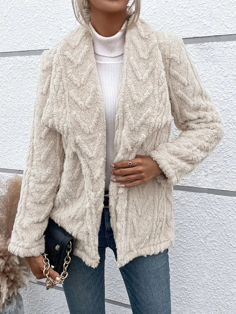 Gloria | Knitted fleece jacket