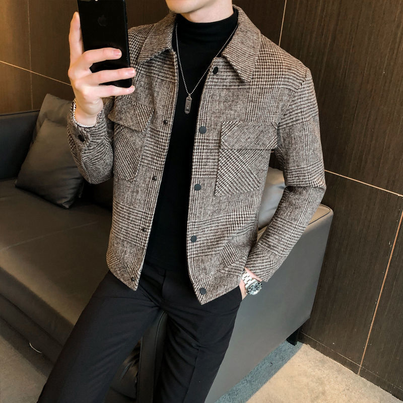 Brandon | Men's Plaid Shirt Jacket