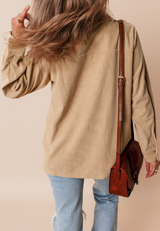Ileana | Long-sleeved jacket with ruffles and buttons