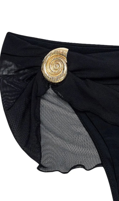 Solid Bandage Bikini Set