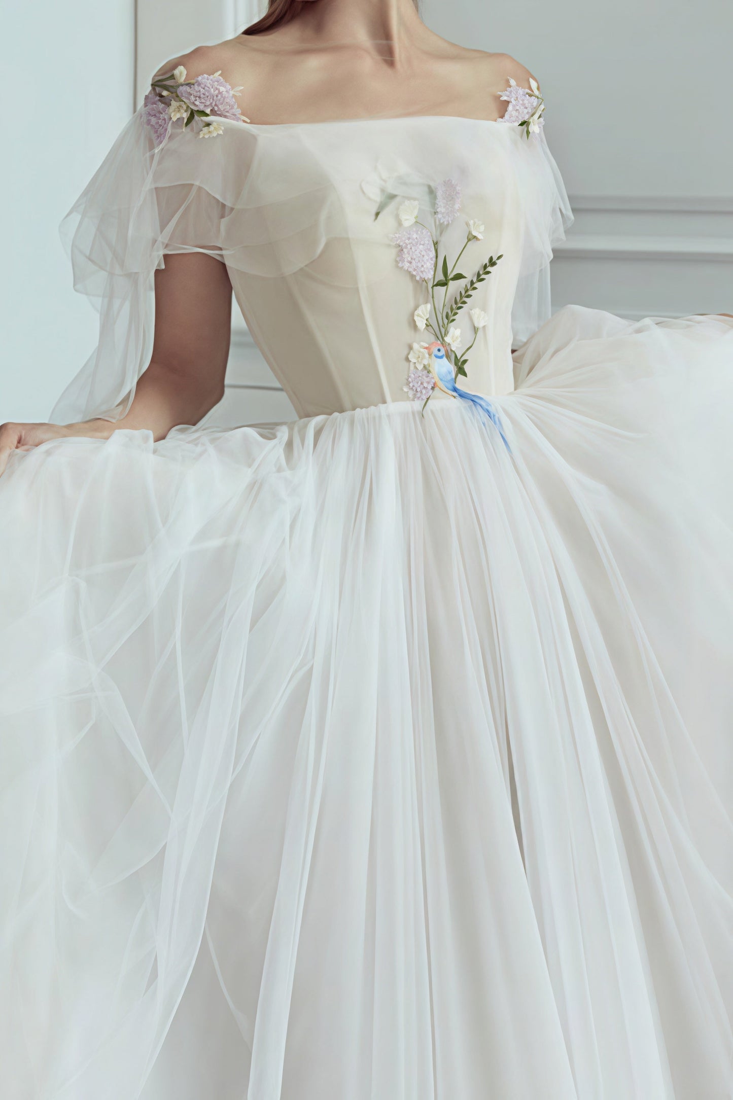 Forest Dreamy Palace Wedding Dress