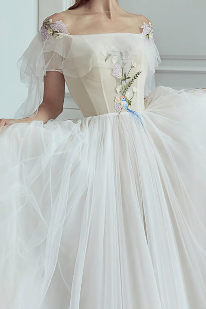 Forest Dreamy Palace Wedding Dress