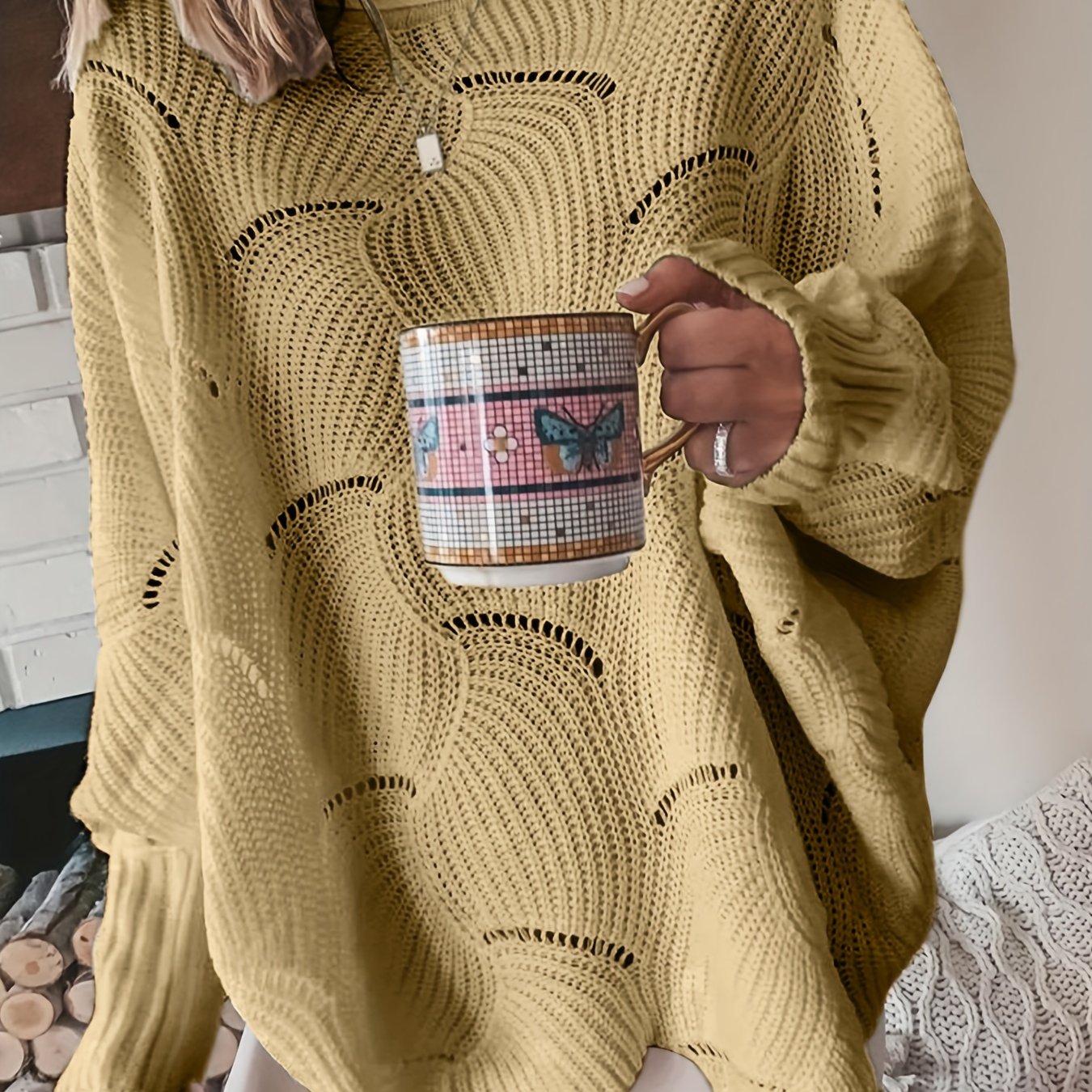 Flor | Women's rib knit sweater
