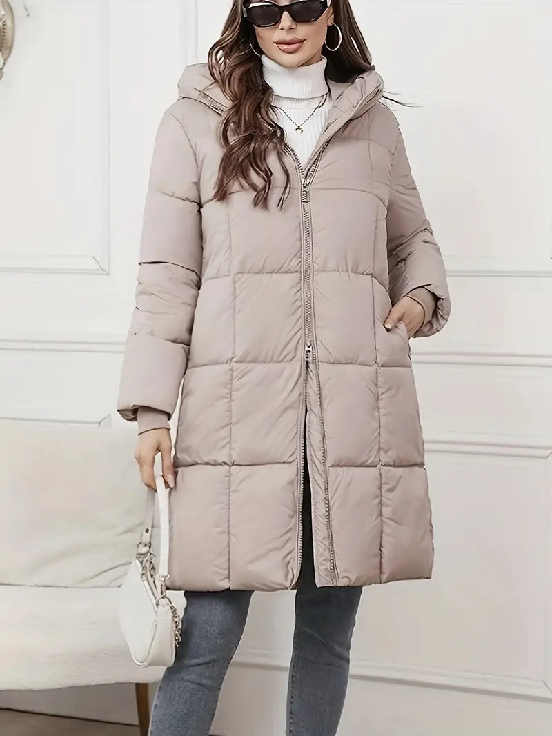 Lucrecia | Long down jacket with hood