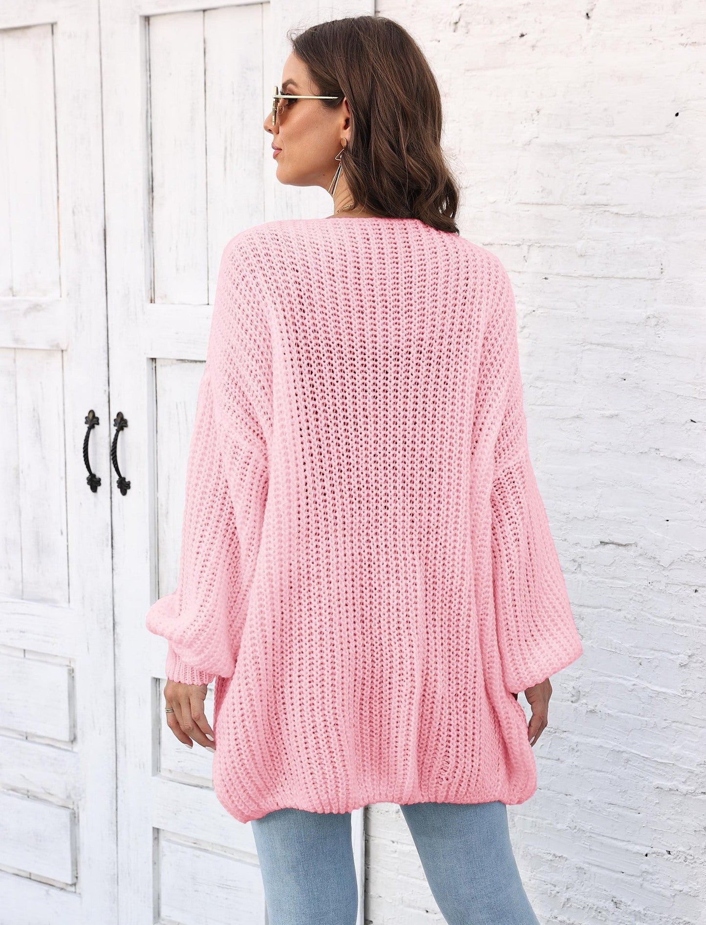 Elsa | Long sleeve open front cardigan