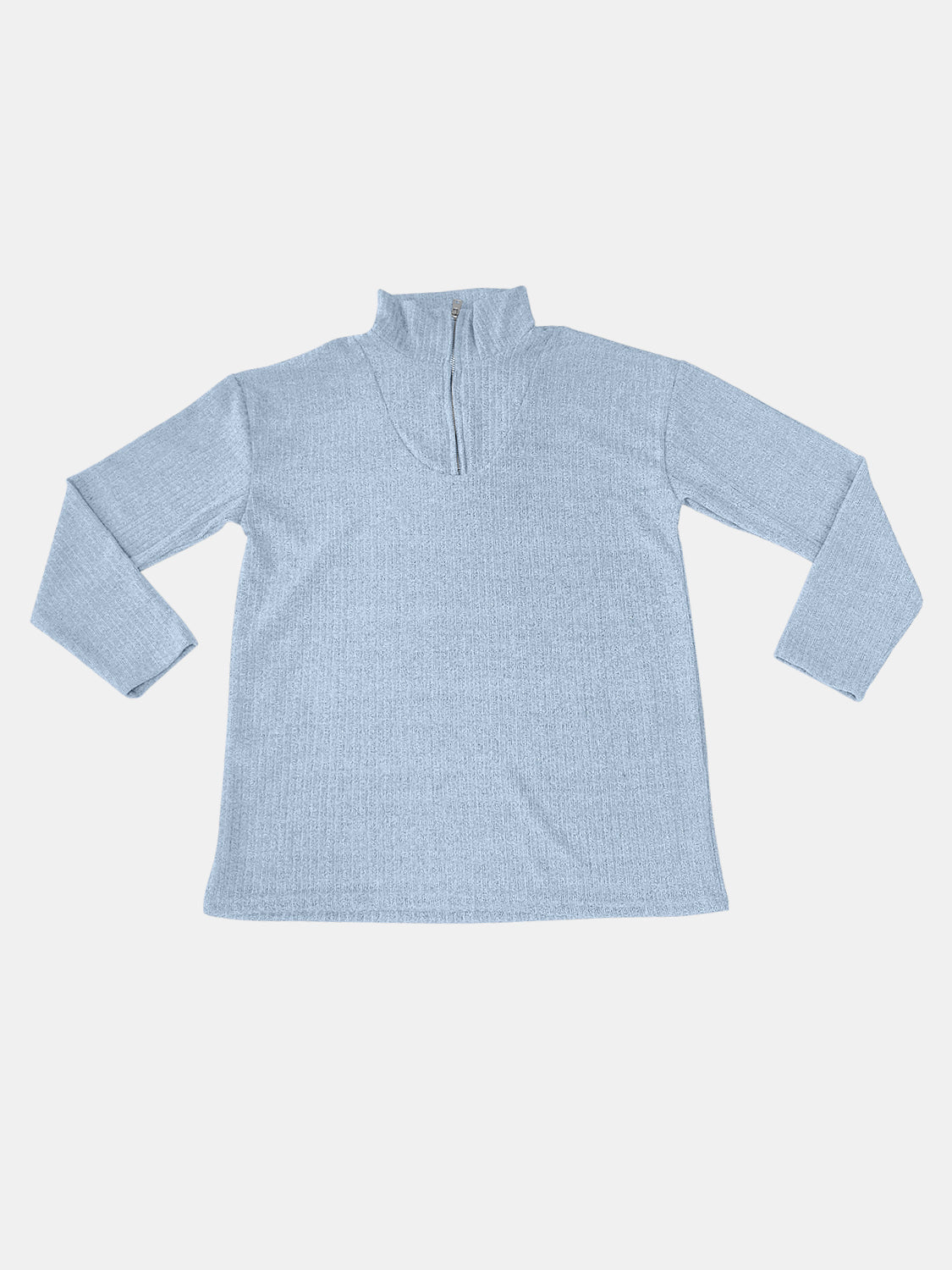 Teresa | Full size quarter zip long sleeve top