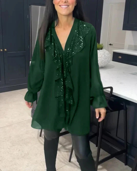 Miren® | Blouse With Elegant Ruffles