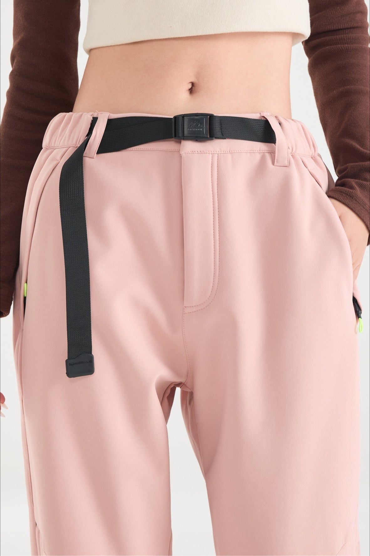 Waterproof Solid Zip Thermal Cargo Pants