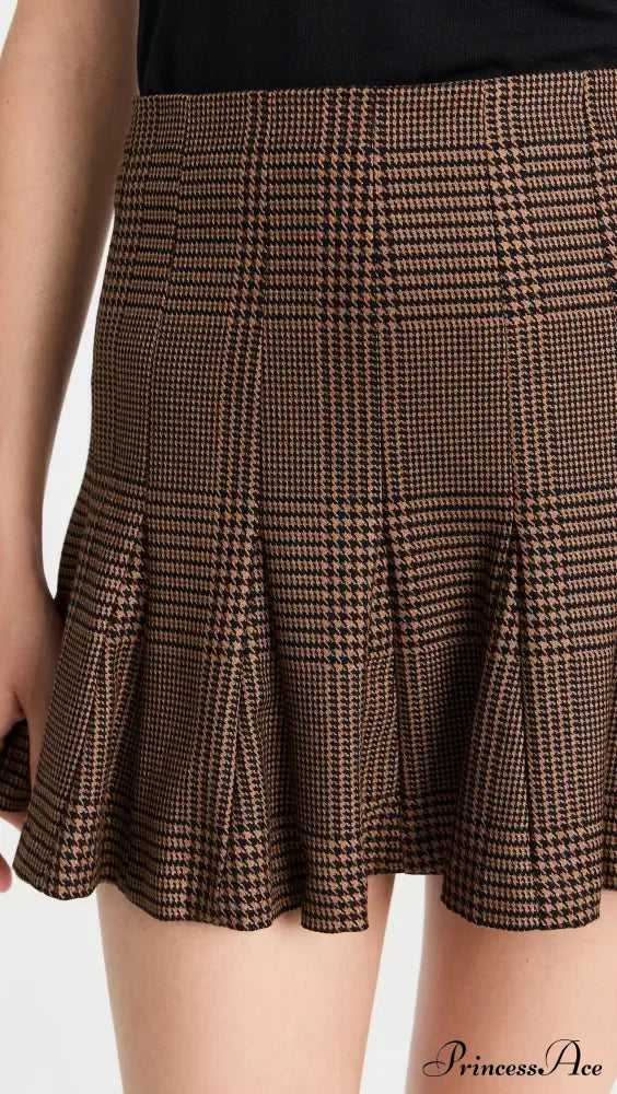 Alice + Olivia Plaid Graceful Blazer And Skirt Set