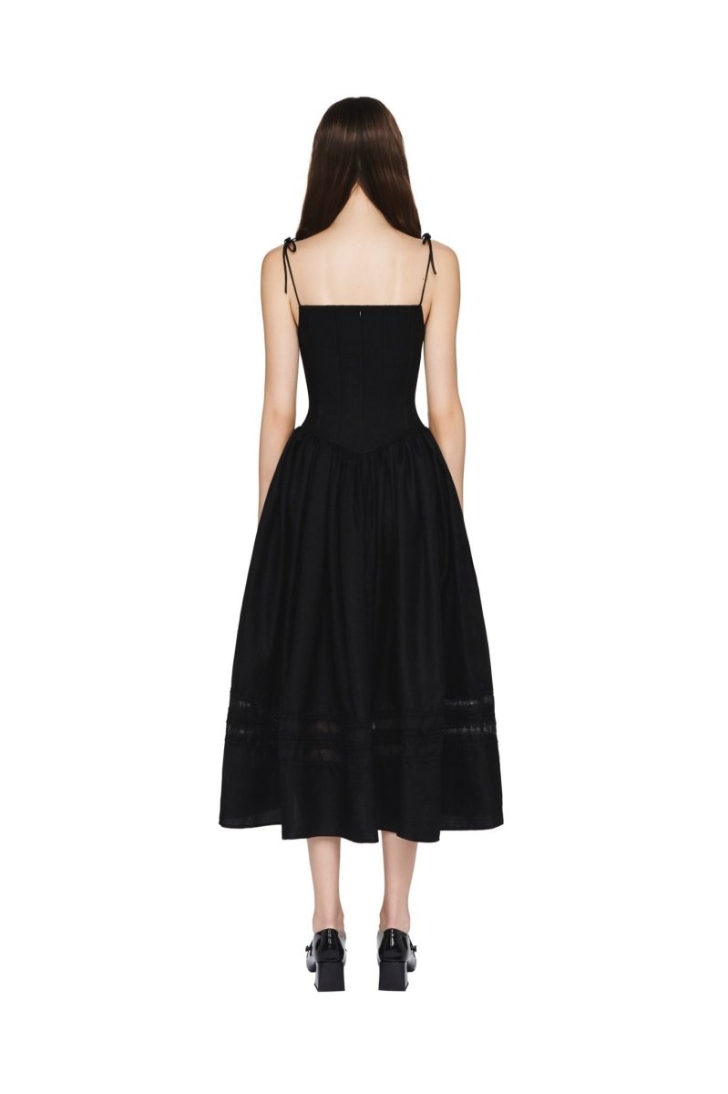 Brenda® | A-Line Midi Slip With Lace Trim