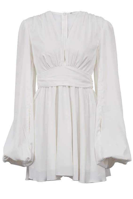 Maricarmen® | Mini Dress With Deep V-Neck