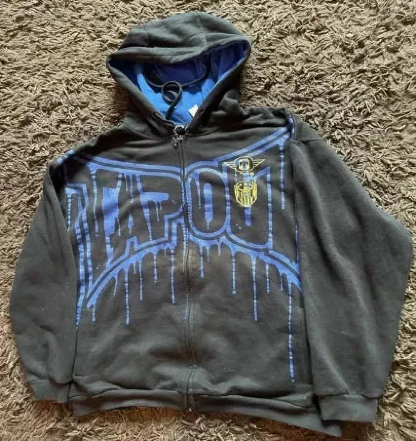 Angel Wing Functional Pleat Hoodie