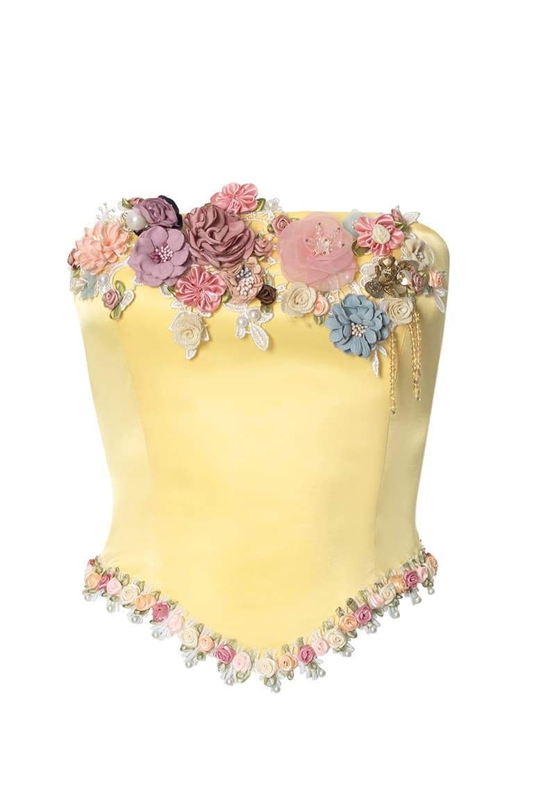 Rebeca® | Bustier With Pearl Trim