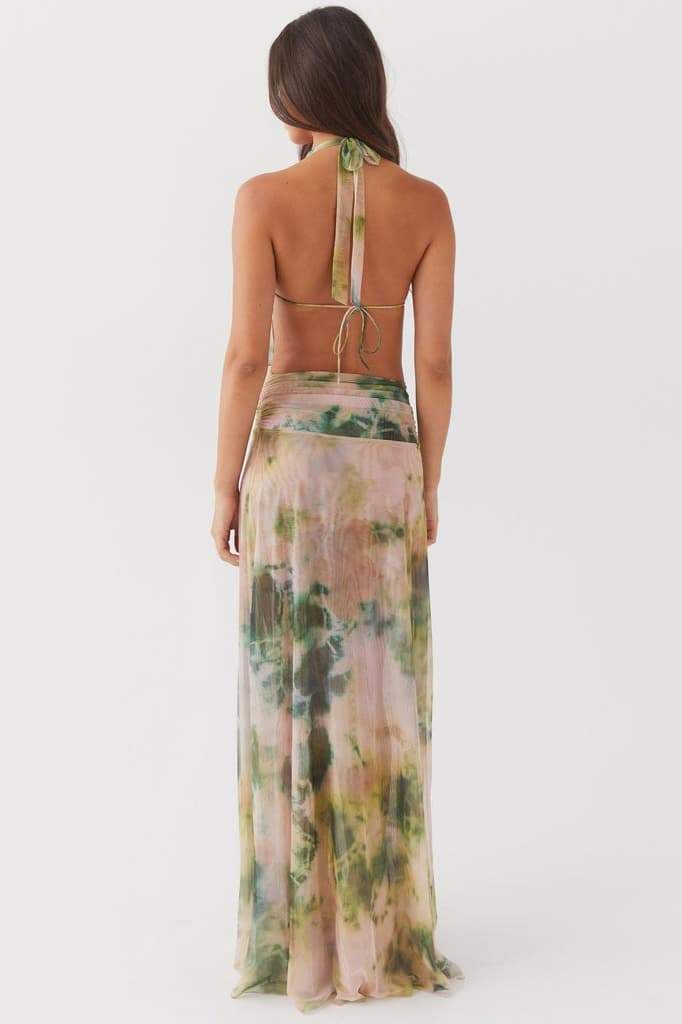 Petra® | Printed Halterneck Maxi Dress