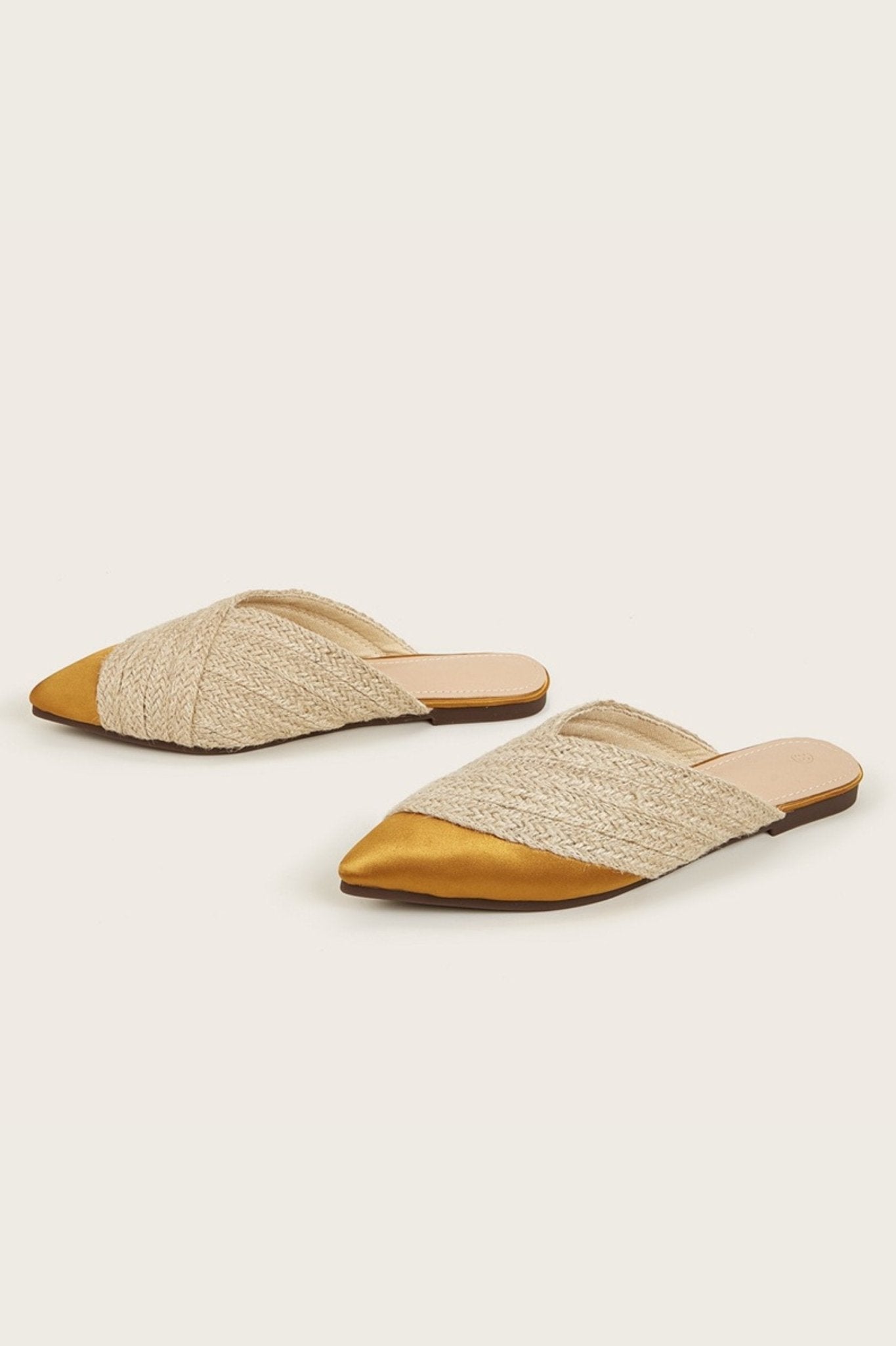 Zoe® | Woven Satin Slippers