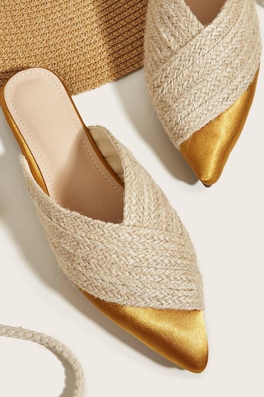 Zoe® | Woven Satin Slippers