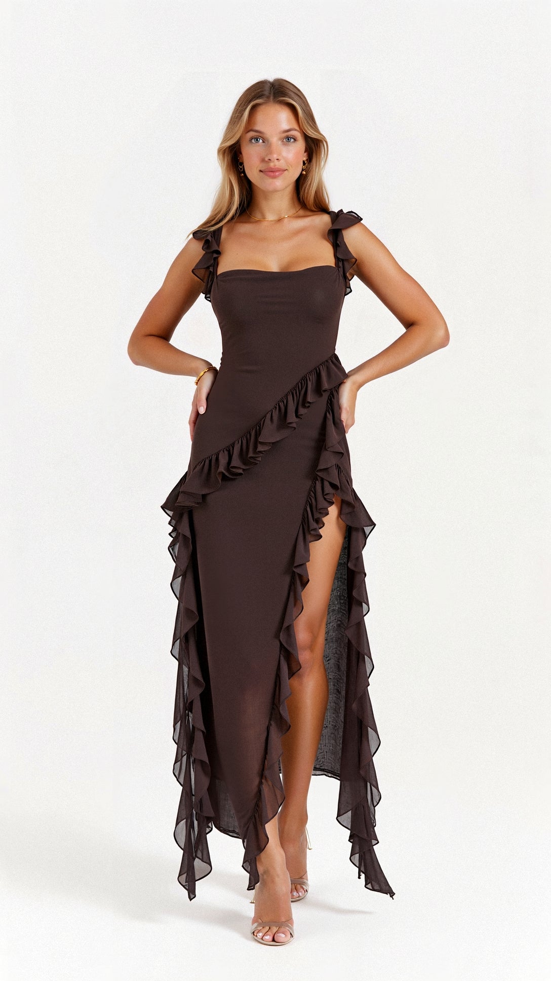 Katherine® | Dress Maxi Dress With Ruffles
