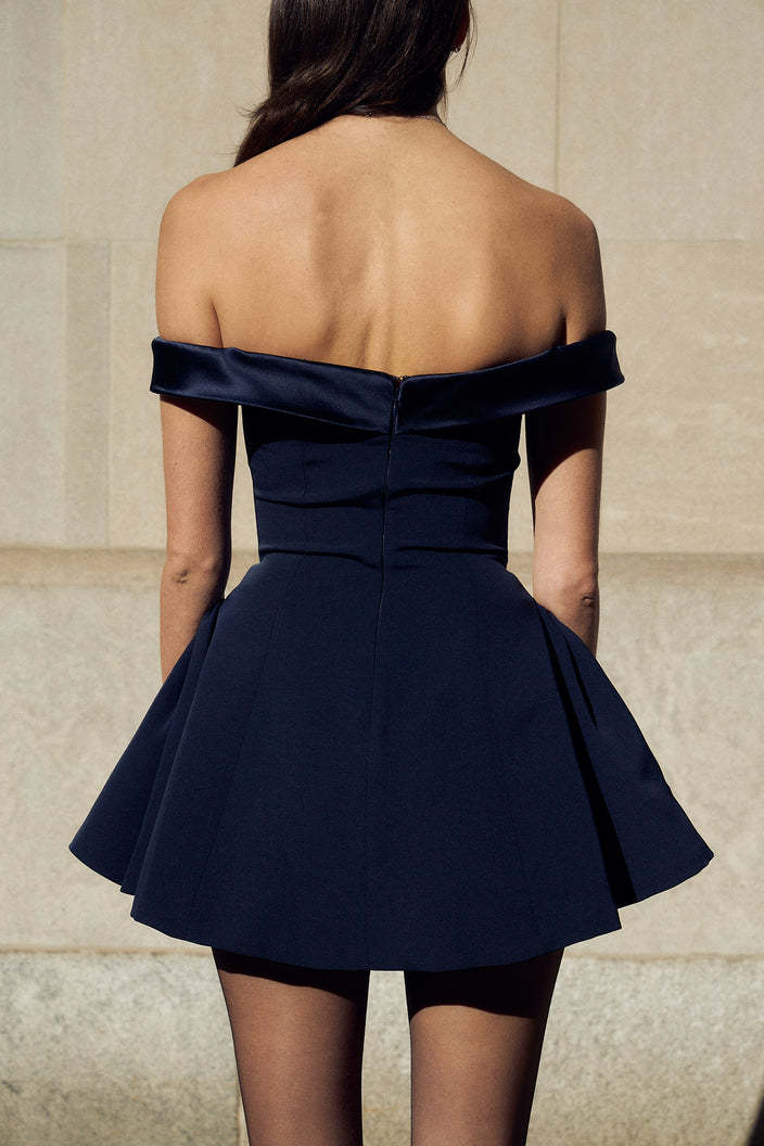 Otilia® | Off-The-Shoulder Tiered Mini Dress