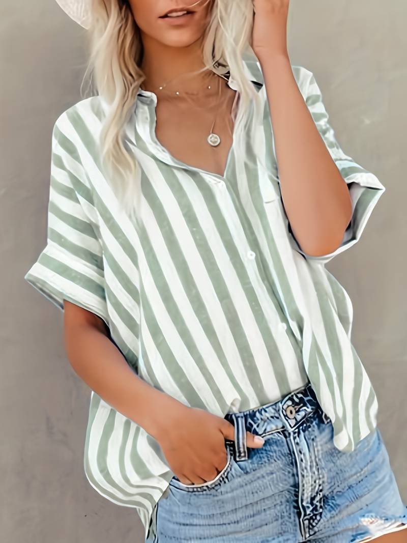 Vanessa® | Striped Dress Shirt