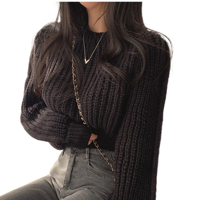 Esther® | Trendy crew neck sweater, perfect for winter