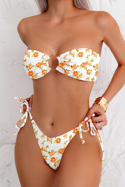 Floral Two Piece Bikini Set