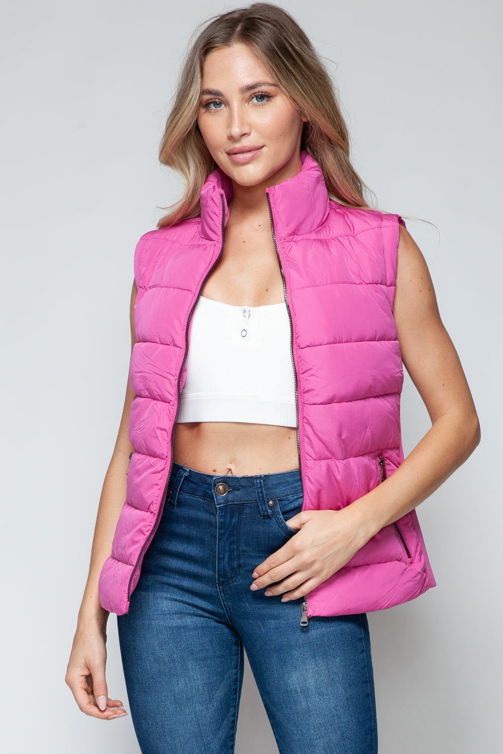 Juliana | Snobbish turtleneck vest with zip and pockets
