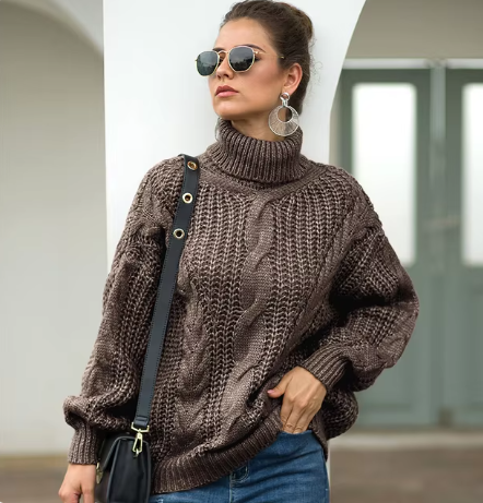 Ana Maria | Long sleeve turtleneck sweater