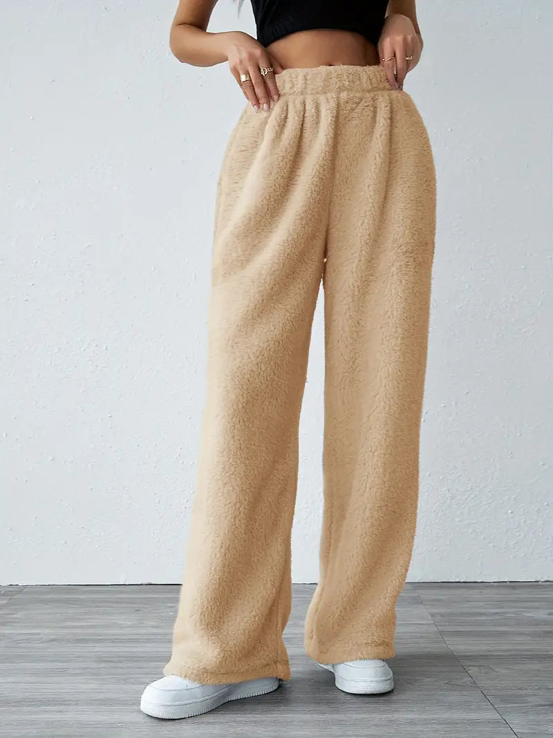 Eugenia | Knitted fleece pants