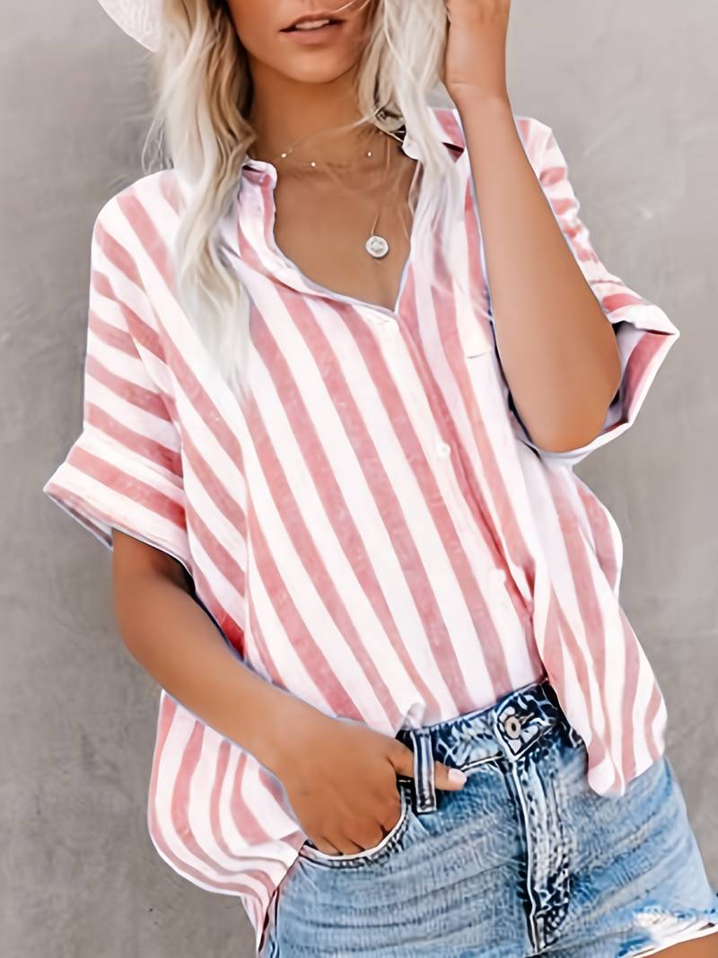 Vanessa® | Striped Dress Shirt