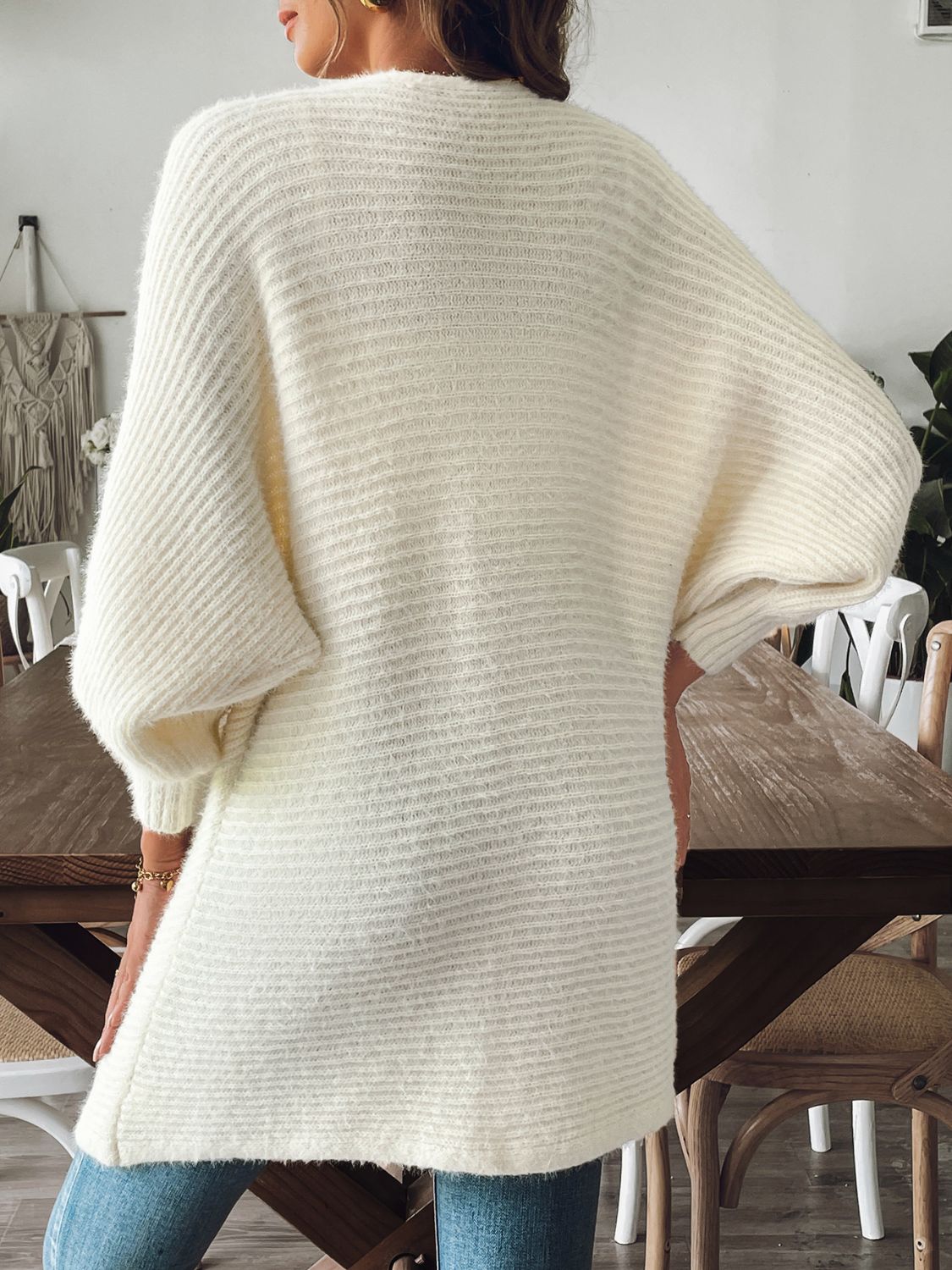 Annabelle | Long sleeve open front cardigan