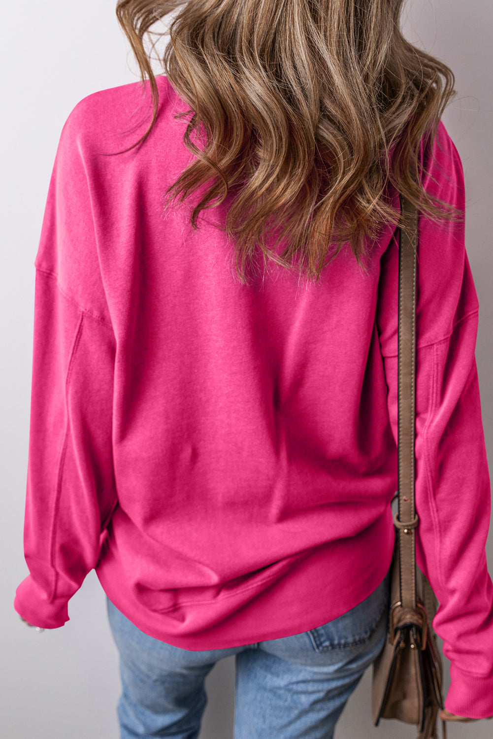 Dafne | Long sleeve crew neck sweatshirt