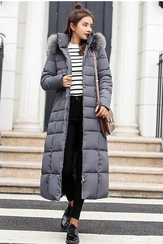 Petra | Padded women's coat with belt