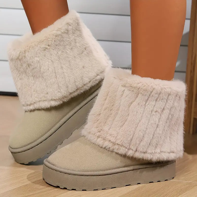 Teodora | Mid-height boots with a round toe