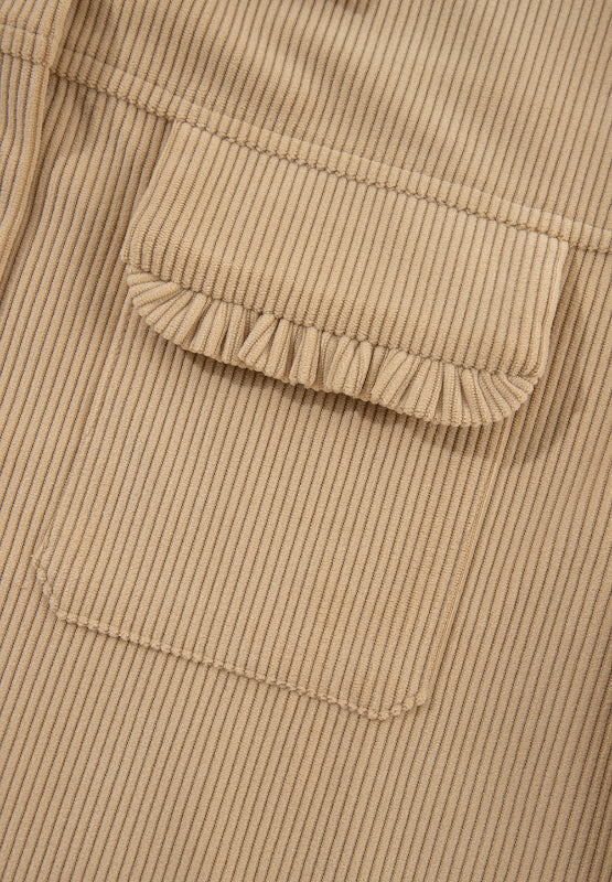 Ileana | Long-sleeved jacket with ruffles and buttons