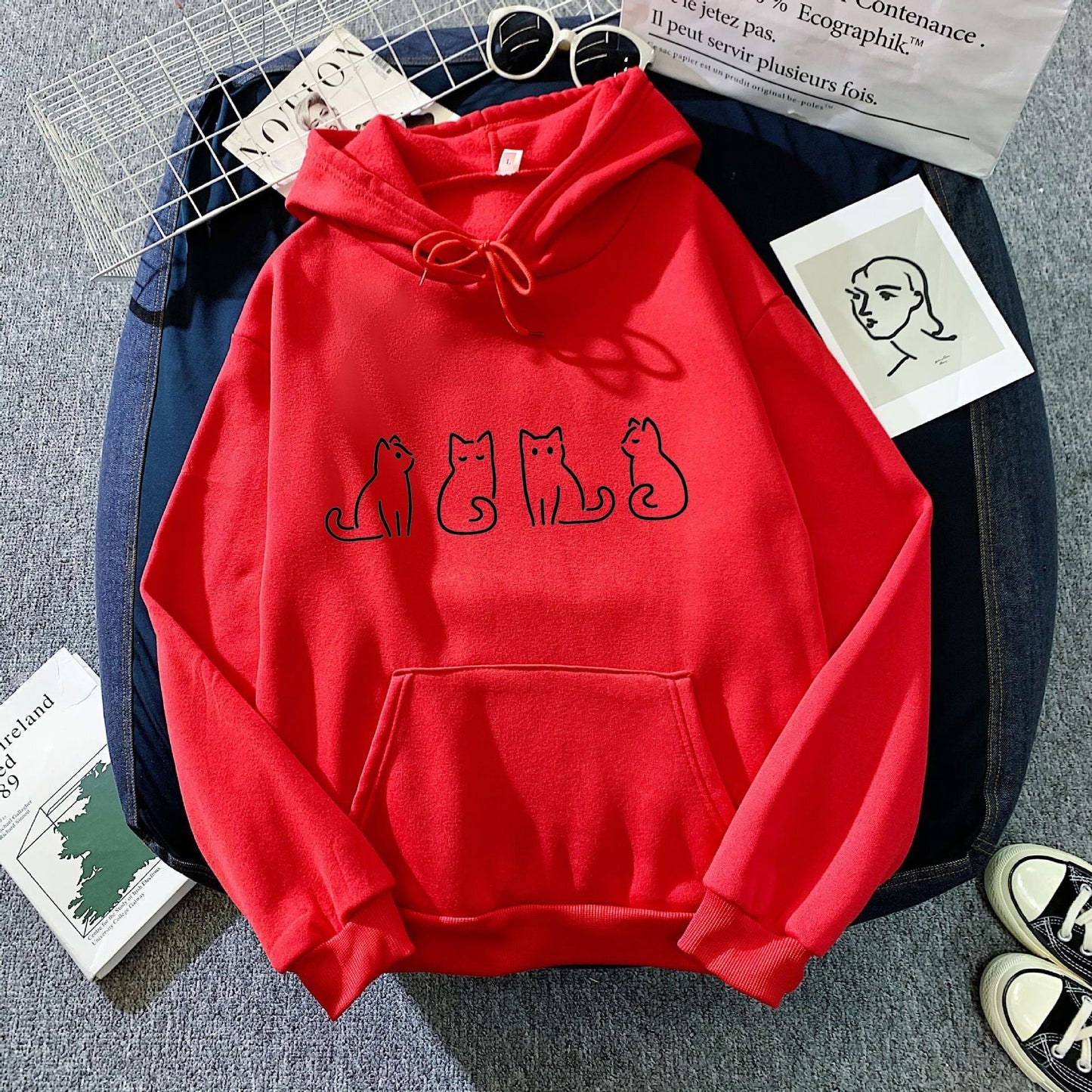 Florencia | Long sleeve casual hoodie