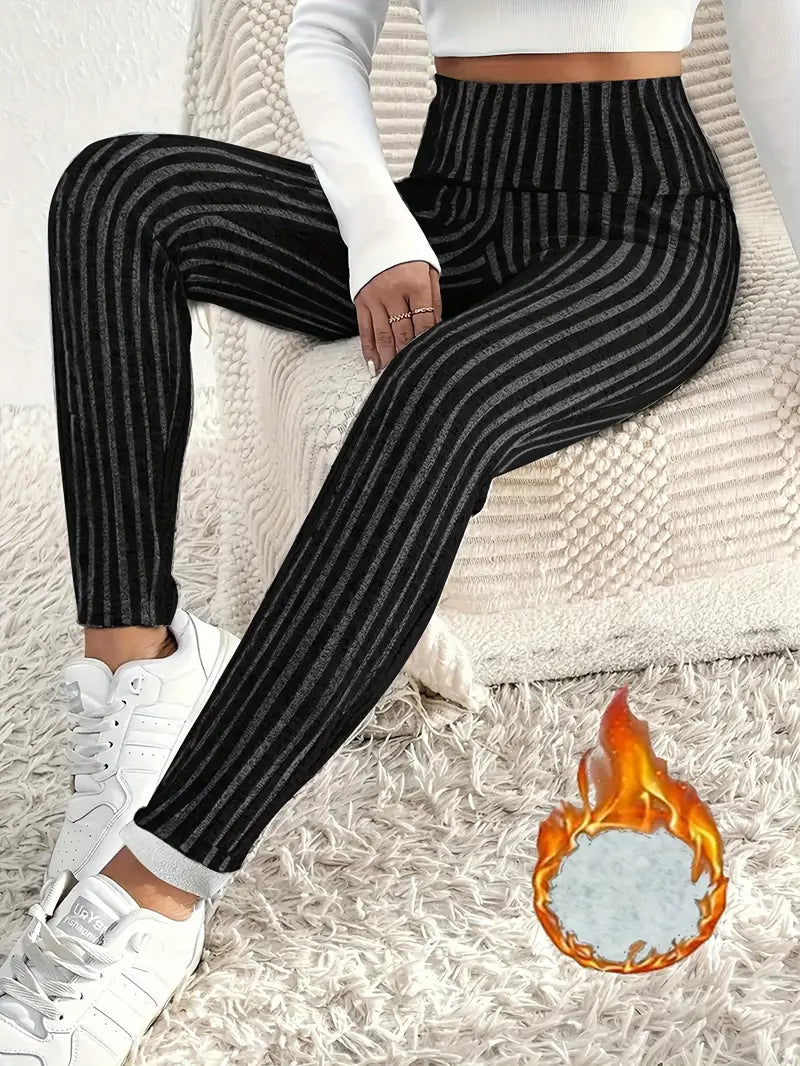 Costanza® | Fleece-Lined Knit Leggings