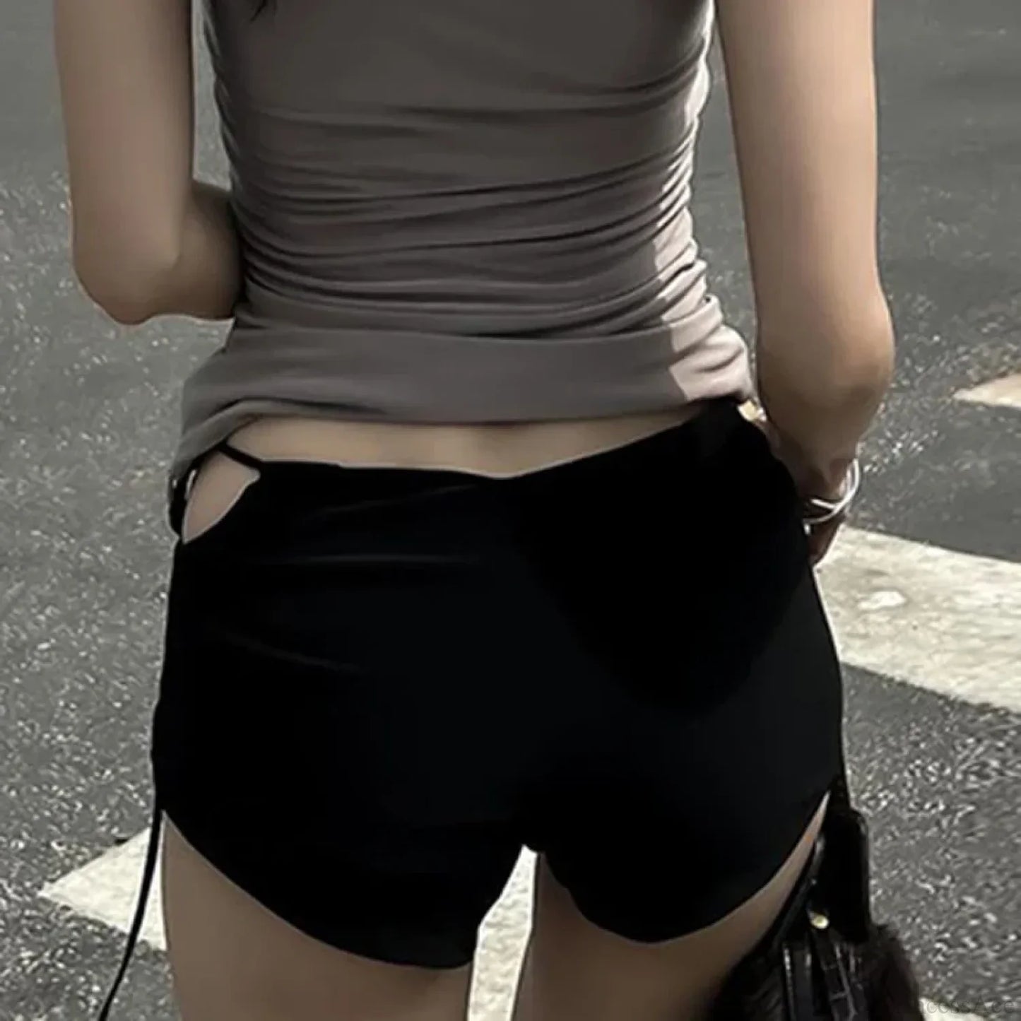 Bandage HolLow-Out Skinny Short