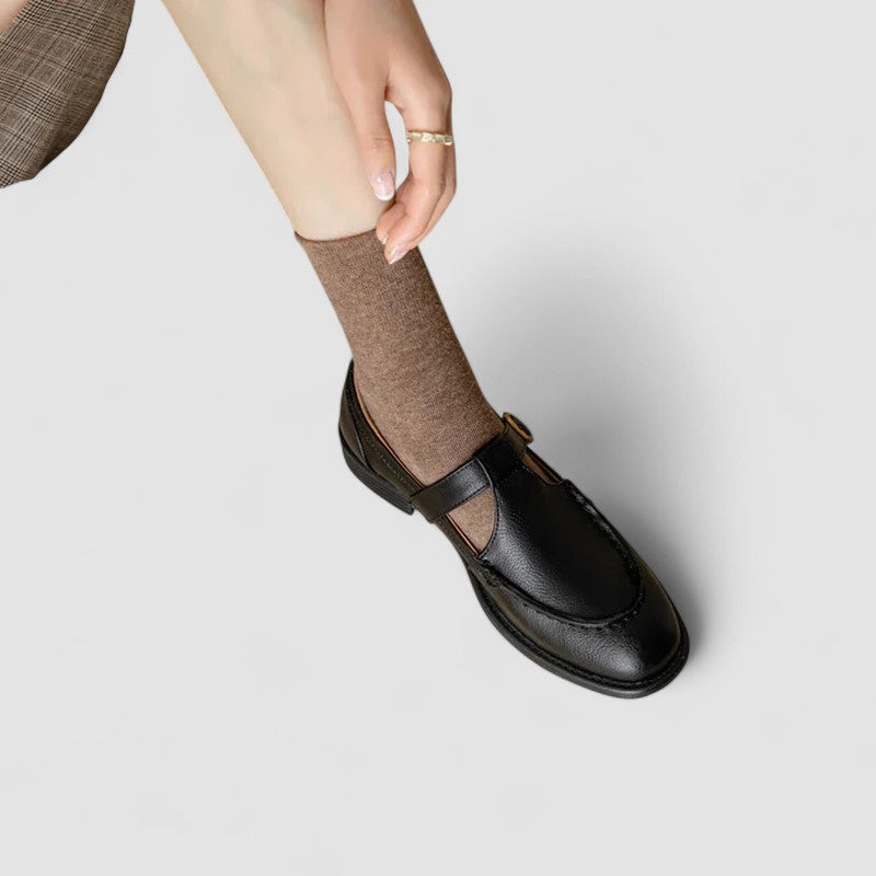 Tina | Women's Closed Toe Buckle Mary Jane Shoes