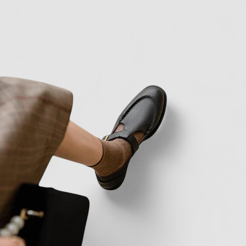Tina | Women's Closed Toe Buckle Mary Jane Shoes